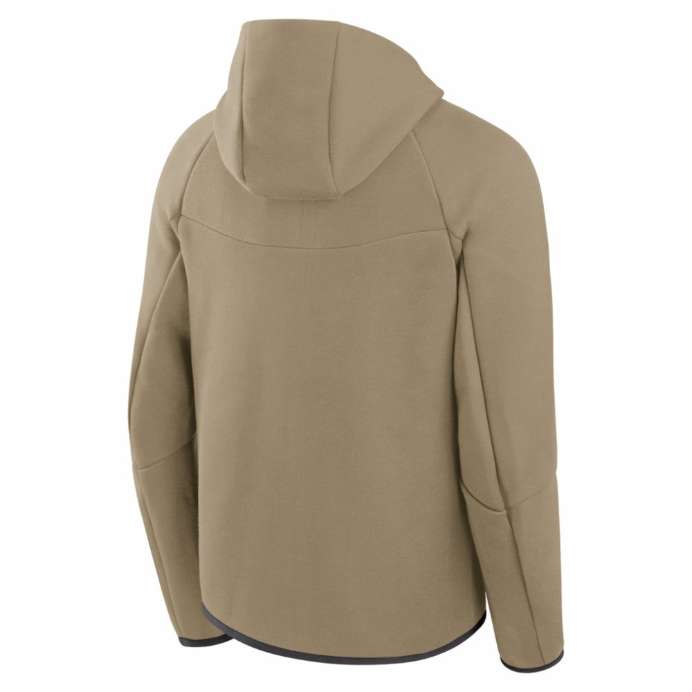 Chicago Cubs Tech Fleece Raglan Full-Zip Windrunner Hoodie Tan