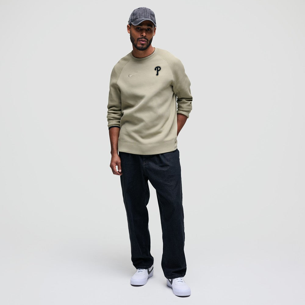 Philadelphia Phillies Tech Fleece Raglan Sweatshirt Olive