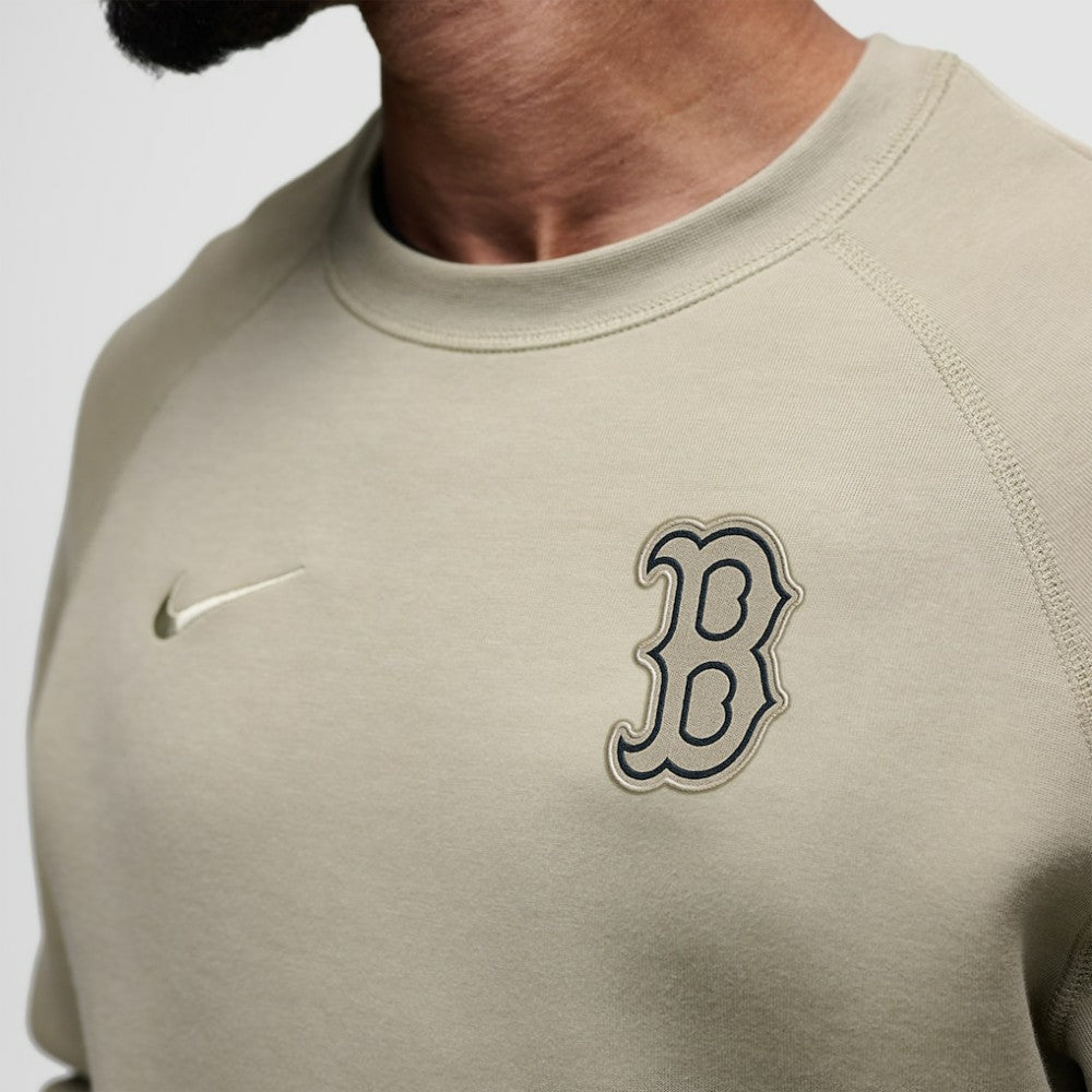 Boston Red Sox Tech Fleece Raglan Sweatshirt Olive