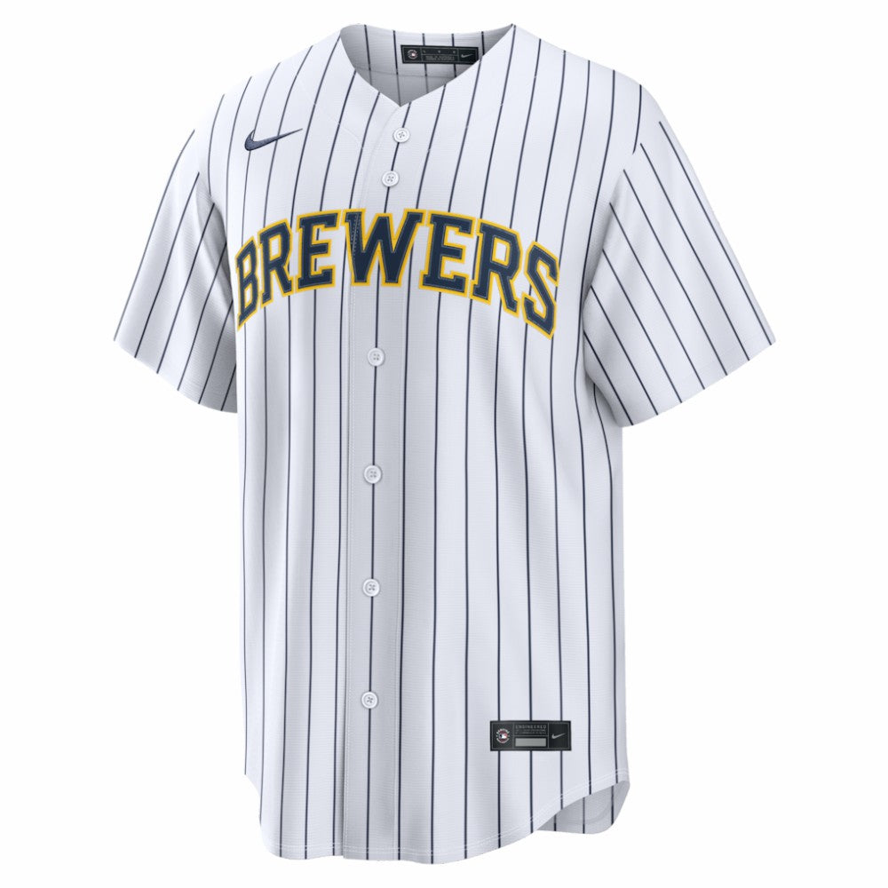 Christian Yelich Milwaukee Brewers Alternate Replica Jersey White