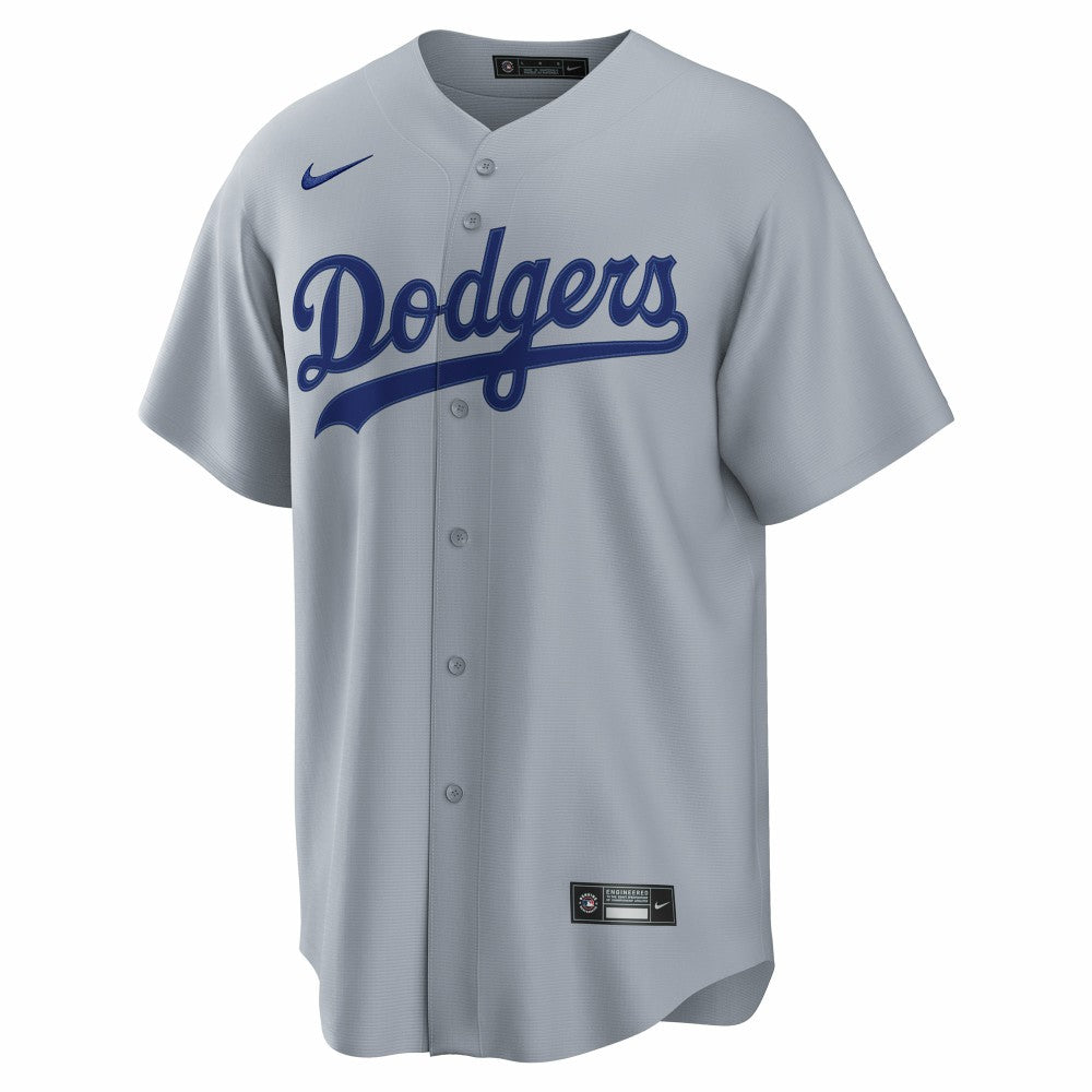 Yoshinobu Yamamoto Los Angeles Dodgers Road Replica Jersey Gray