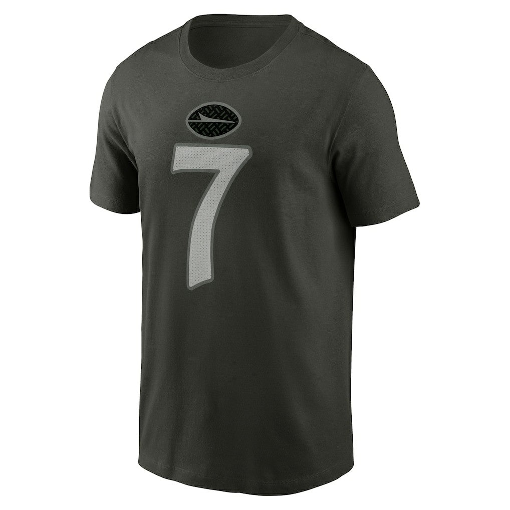 Justin Fields New York Jets 2025 Rivalries Collection Player Name & Number T-Shirt - Gotham Green on sale