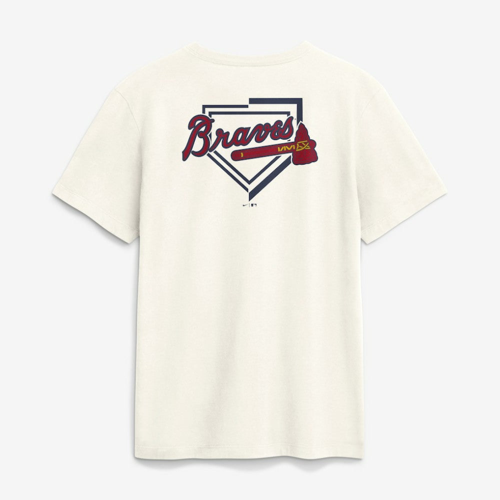 Atlanta Braves Primetime 2-Hit T-Shirt Cream