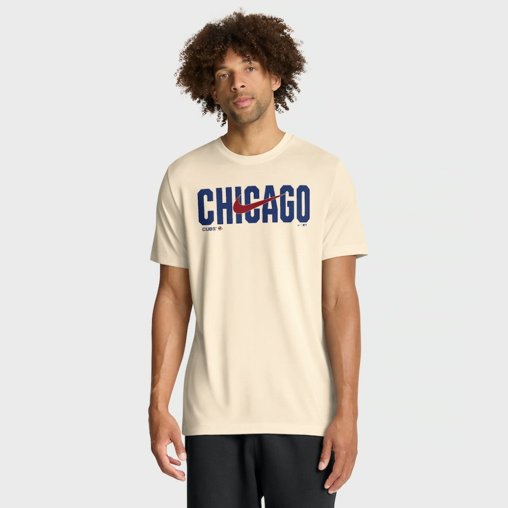 Chicago Cubs Swoosh Legend Dri-FIT T-Shirt Cream