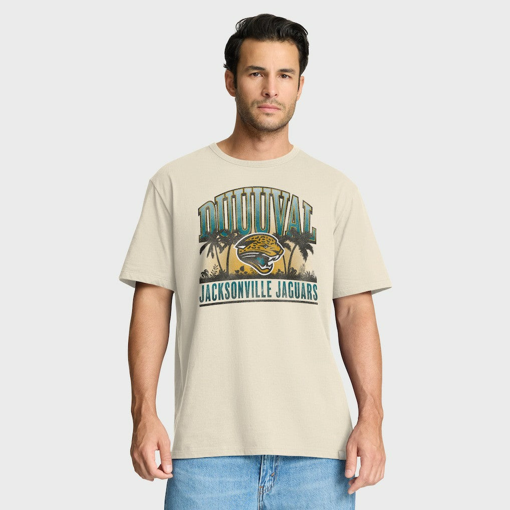 Jacksonville Jaguars Team Archives T-Shirt - Cream for sale