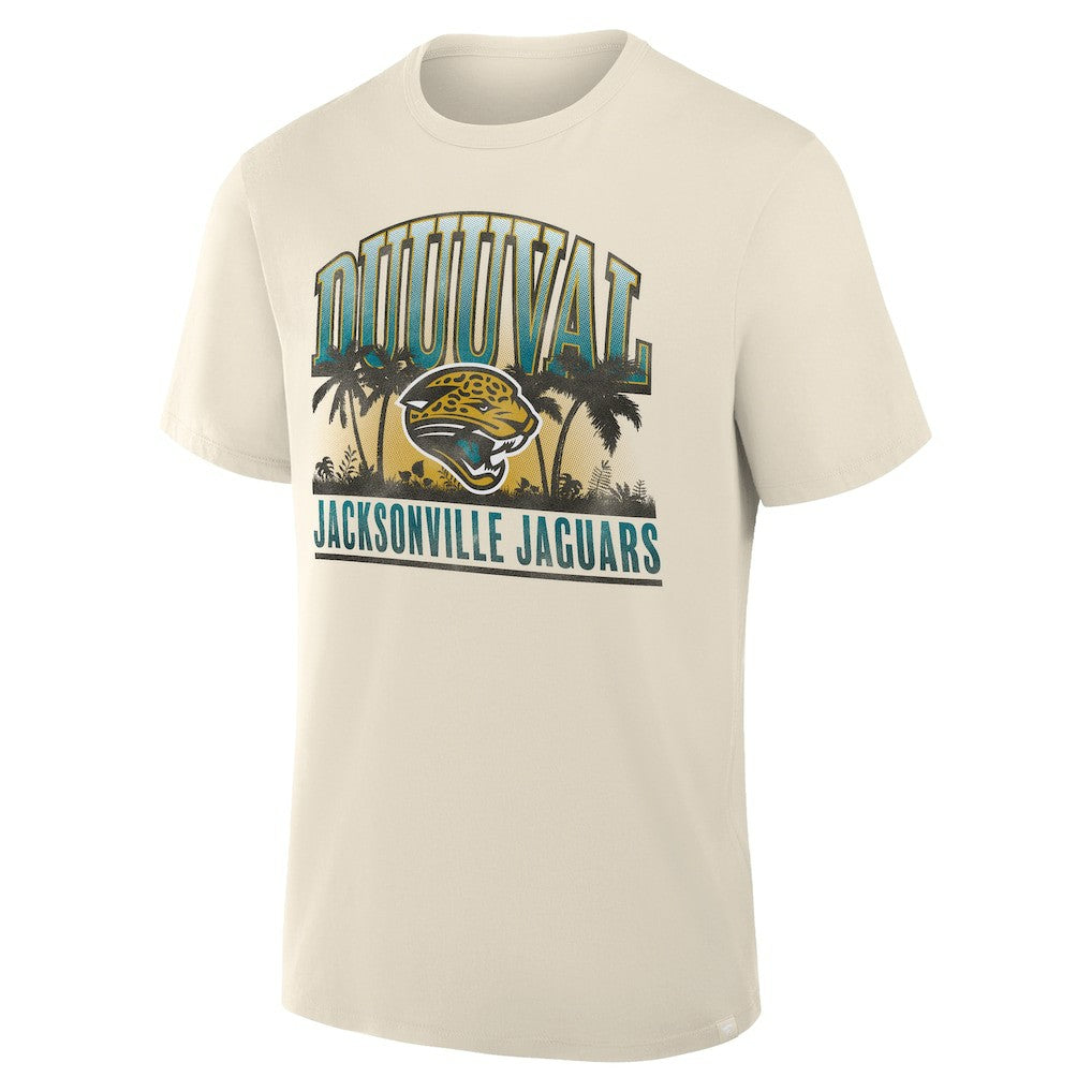Jacksonville Jaguars Team Archives T-Shirt - Cream for sale