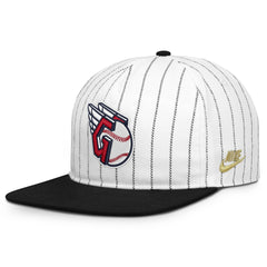 Cleveland Guardians Cooperstown Collection Pro Adjustable Hat White/Black