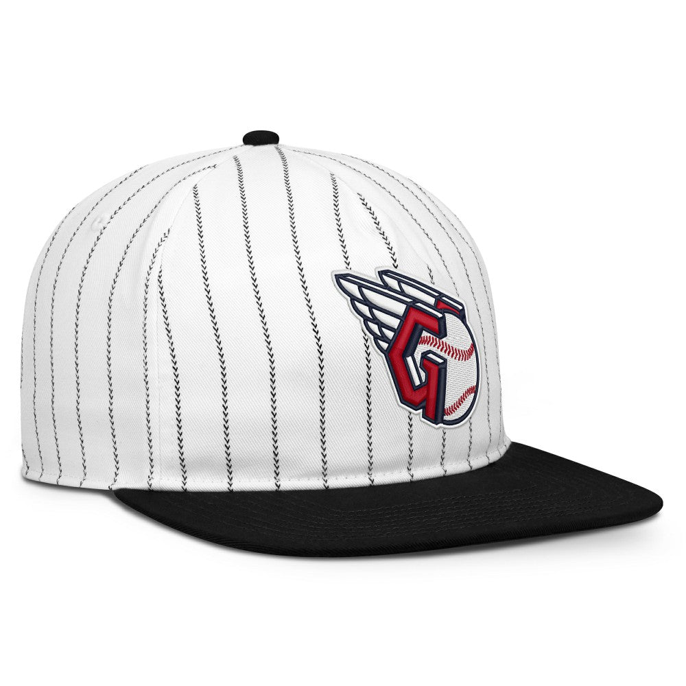 Cleveland Guardians Cooperstown Collection Pro Adjustable Hat White/Black