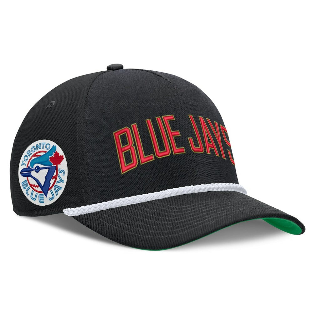 Toronto Blue Jays Cooperstown Collection Rise Adjustable Hat Black