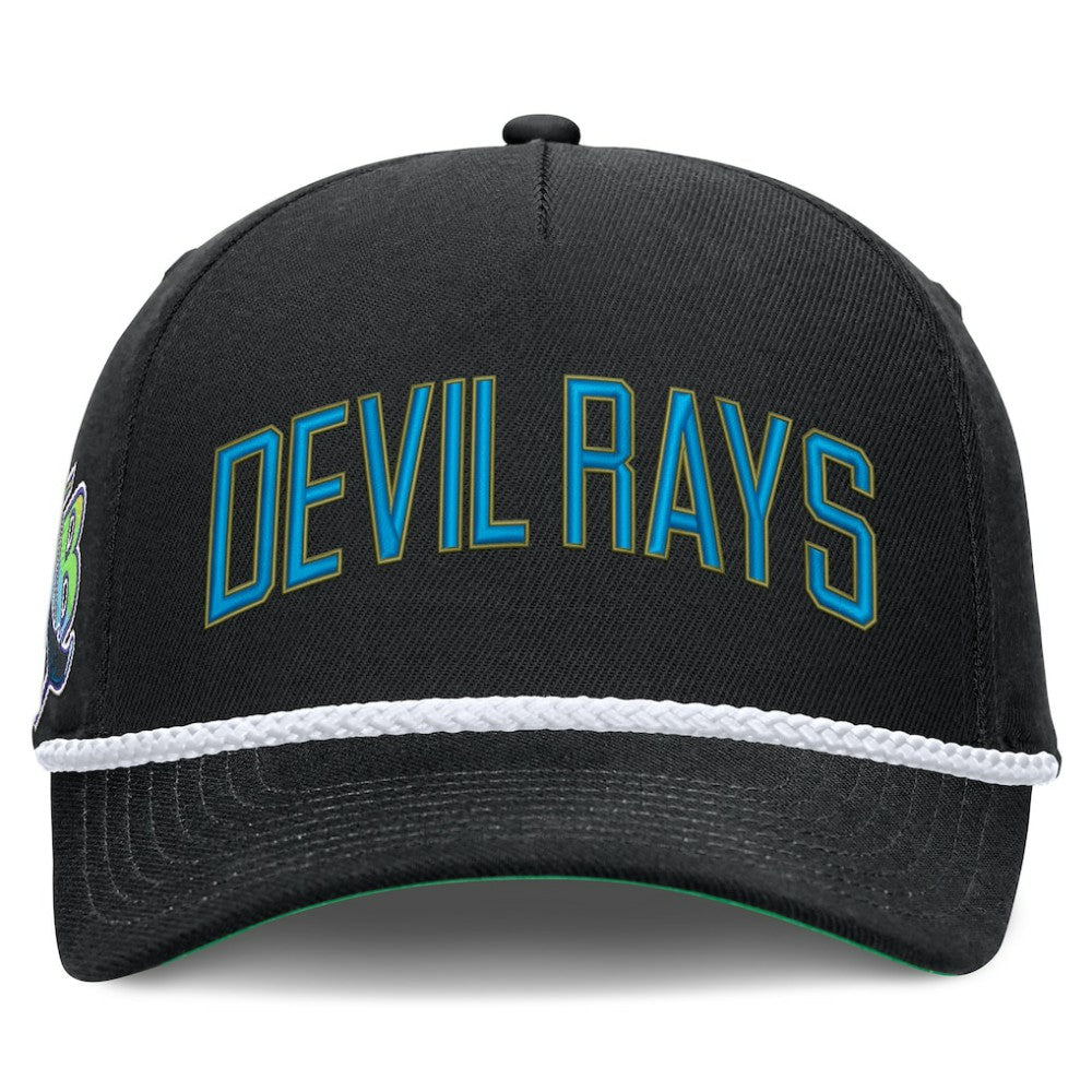 Tampa Bay Rays Cooperstown Collection Rise Adjustable Hat Black