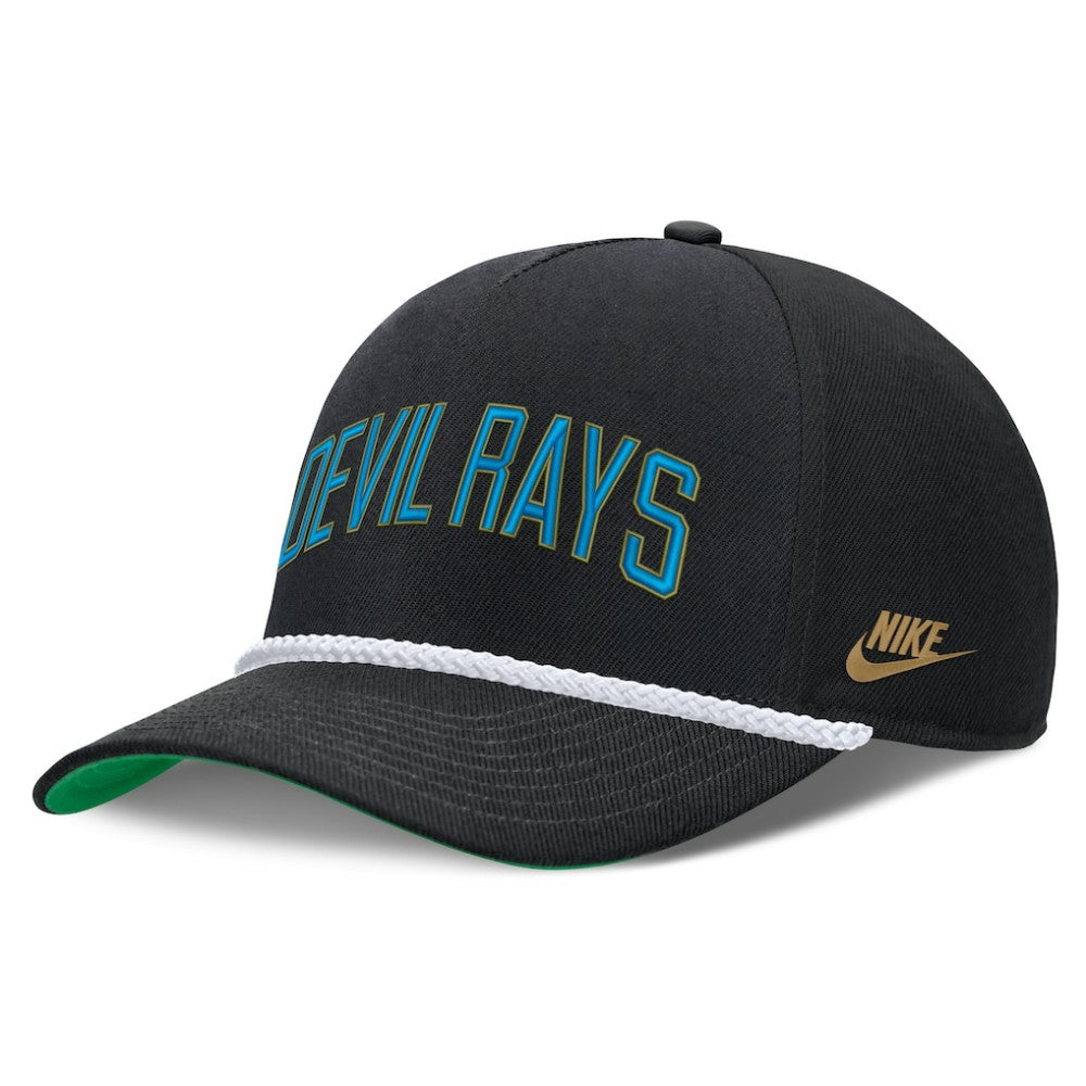 Tampa Bay Rays Cooperstown Collection Rise Adjustable Hat Black