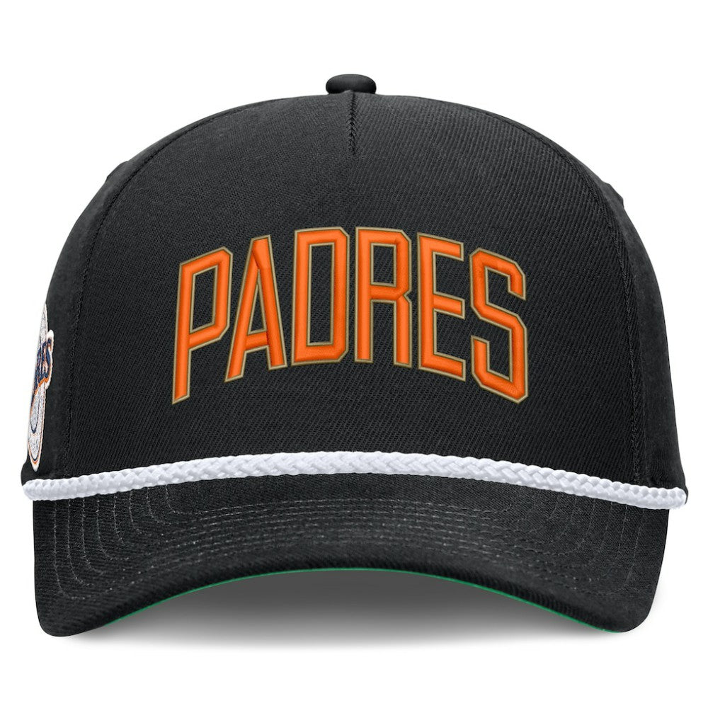 San Diego Padres Cooperstown Collection Rise Adjustable Hat Black