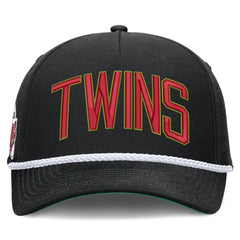 Minnesota Twins Cooperstown Collection Rise Adjustable Hat Black
