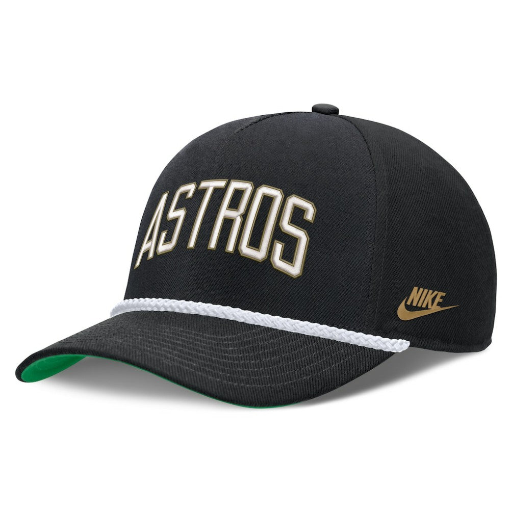 Houston Astros Cooperstown Collection Rise Adjustable Hat Black