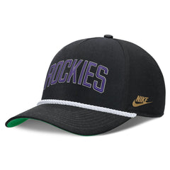 Colorado Rockies Cooperstown Collection Rise Adjustable Hat Black