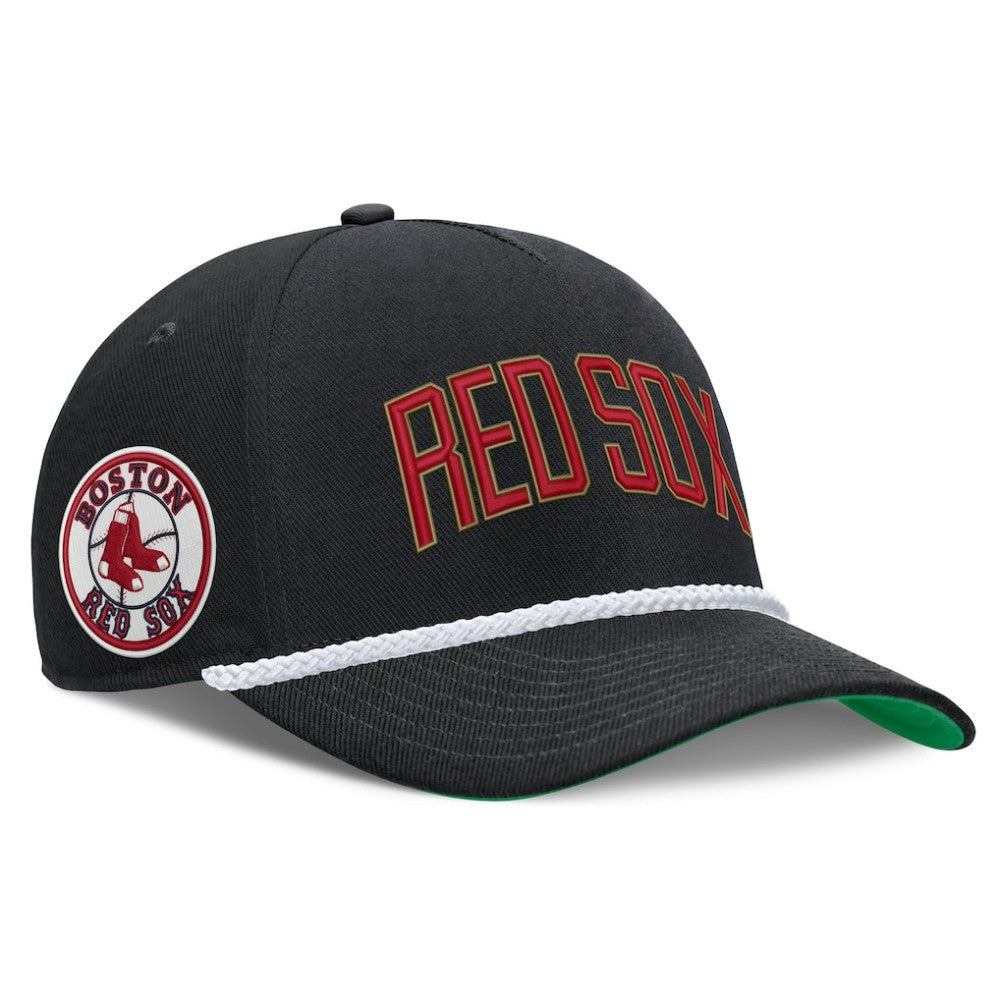 Boston Red Sox Cooperstown Collection Rise Adjustable Hat Black