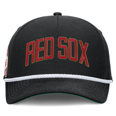 Boston Red Sox Cooperstown Collection Rise Adjustable Hat Black