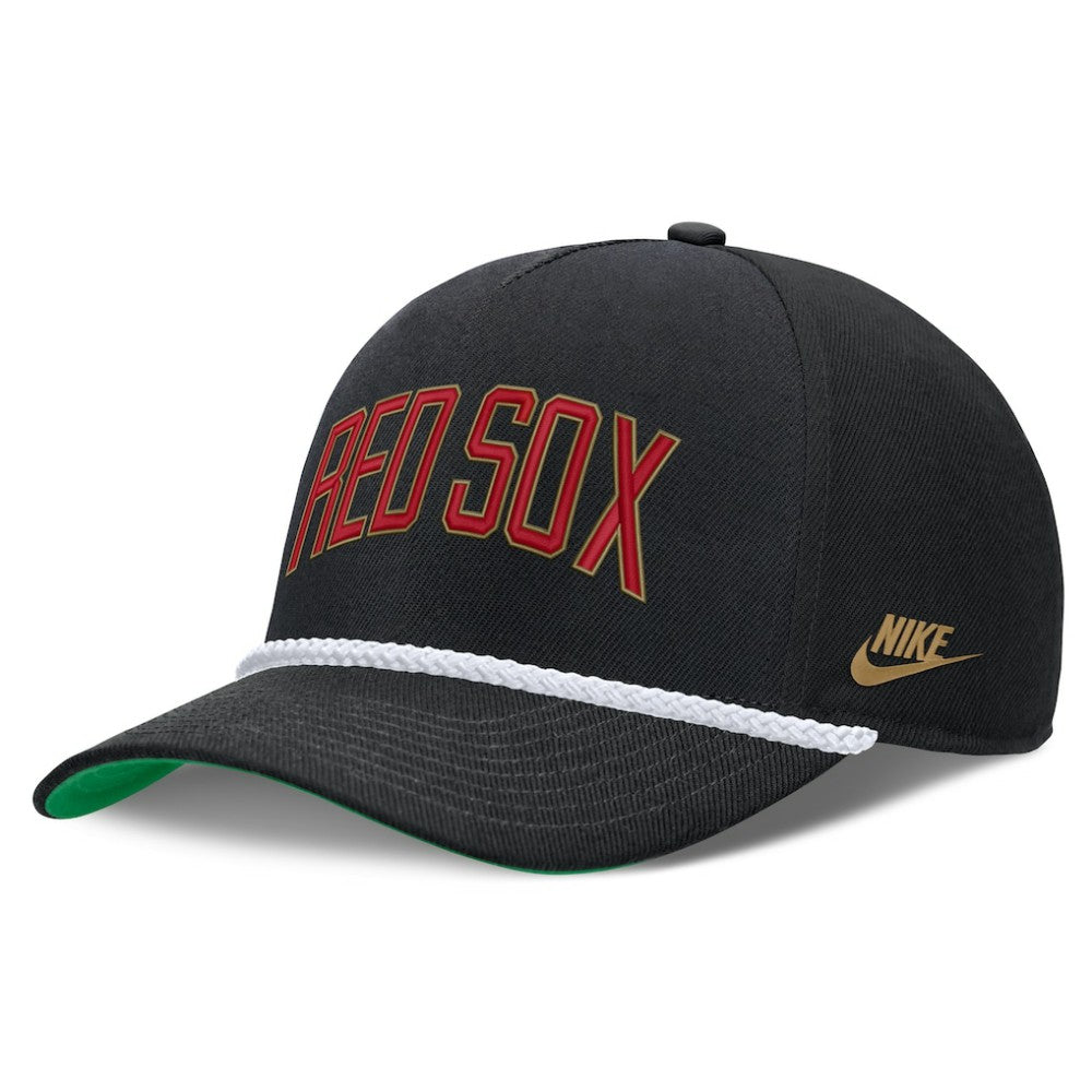 Boston Red Sox Cooperstown Collection Rise Adjustable Hat Black