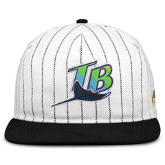 Tampa Bay Rays Cooperstown Collection Pro Adjustable Hat White/Black