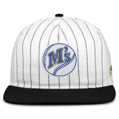 Seattle Mariners Cooperstown Collection Pro Adjustable Hat White/Black