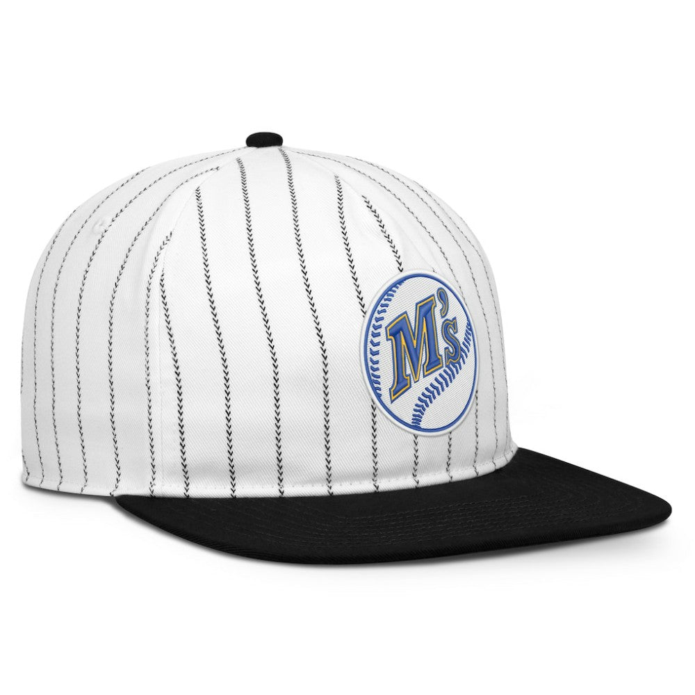 Seattle Mariners Cooperstown Collection Pro Adjustable Hat White/Black