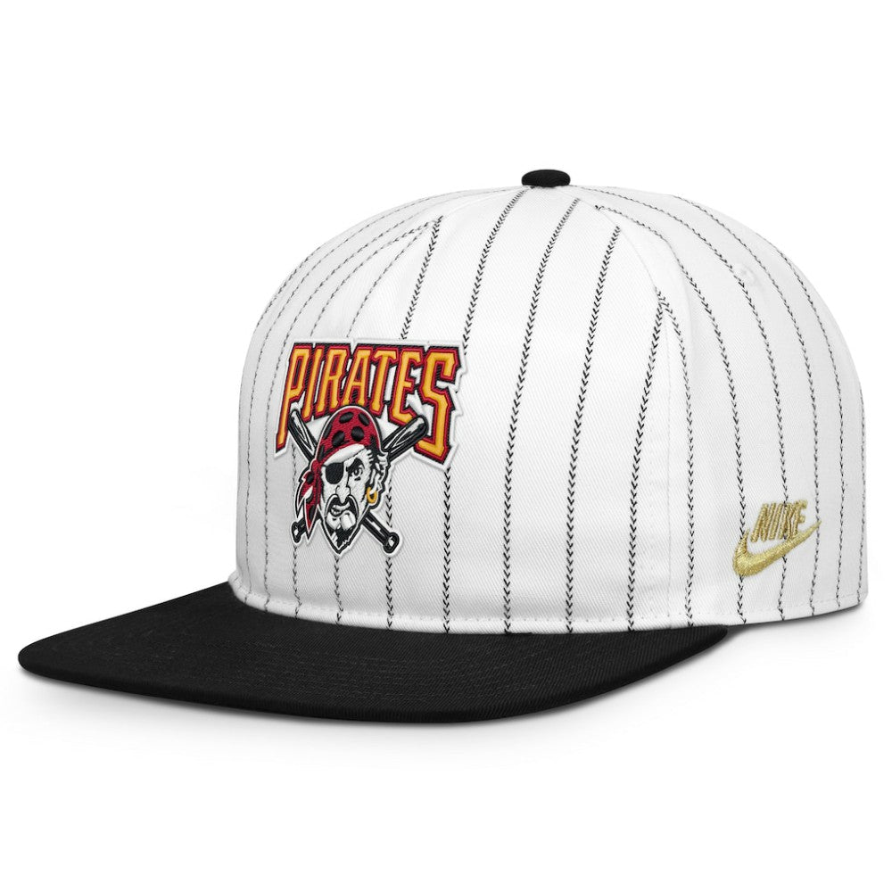 Pittsburgh Pirates Cooperstown Collection Pro Adjustable Hat White/Black