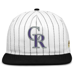 Colorado Rockies Cooperstown Collection Pro Adjustable Hat White/Black