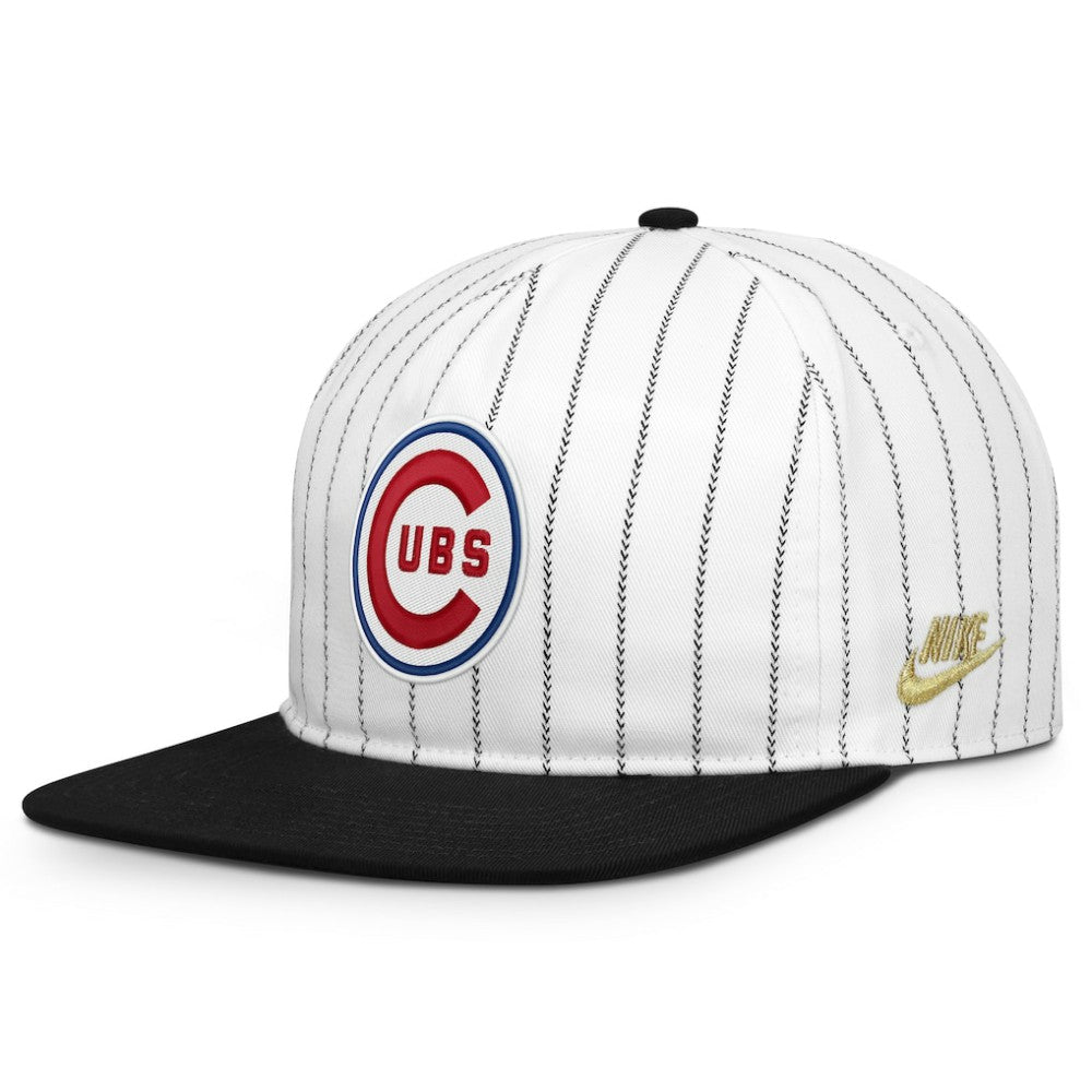 Chicago Cubs Cooperstown Collection Pro Adjustable Hat White/Black
