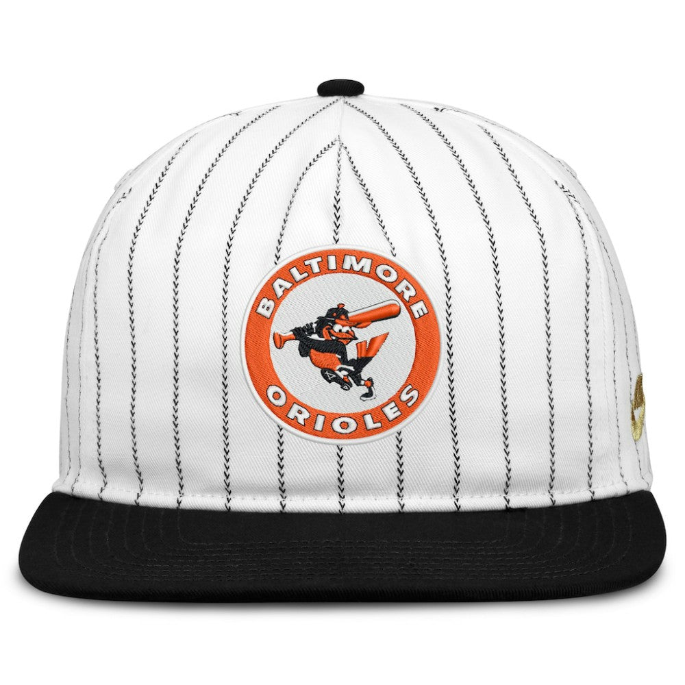 Baltimore Orioles Cooperstown Collection Pro Adjustable Hat White/Black