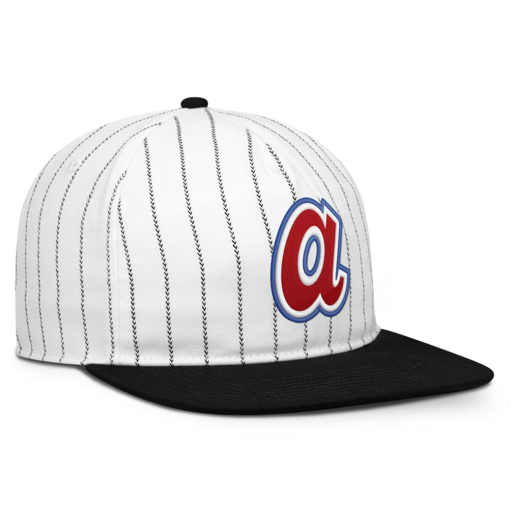 Atlanta Braves Cooperstown Collection Pro Adjustable Hat White/Black
