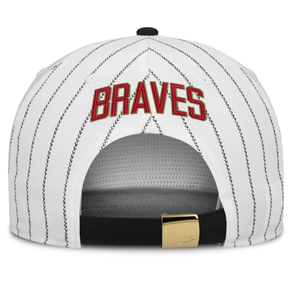 Atlanta Braves Cooperstown Collection Pro Adjustable Hat White/Black