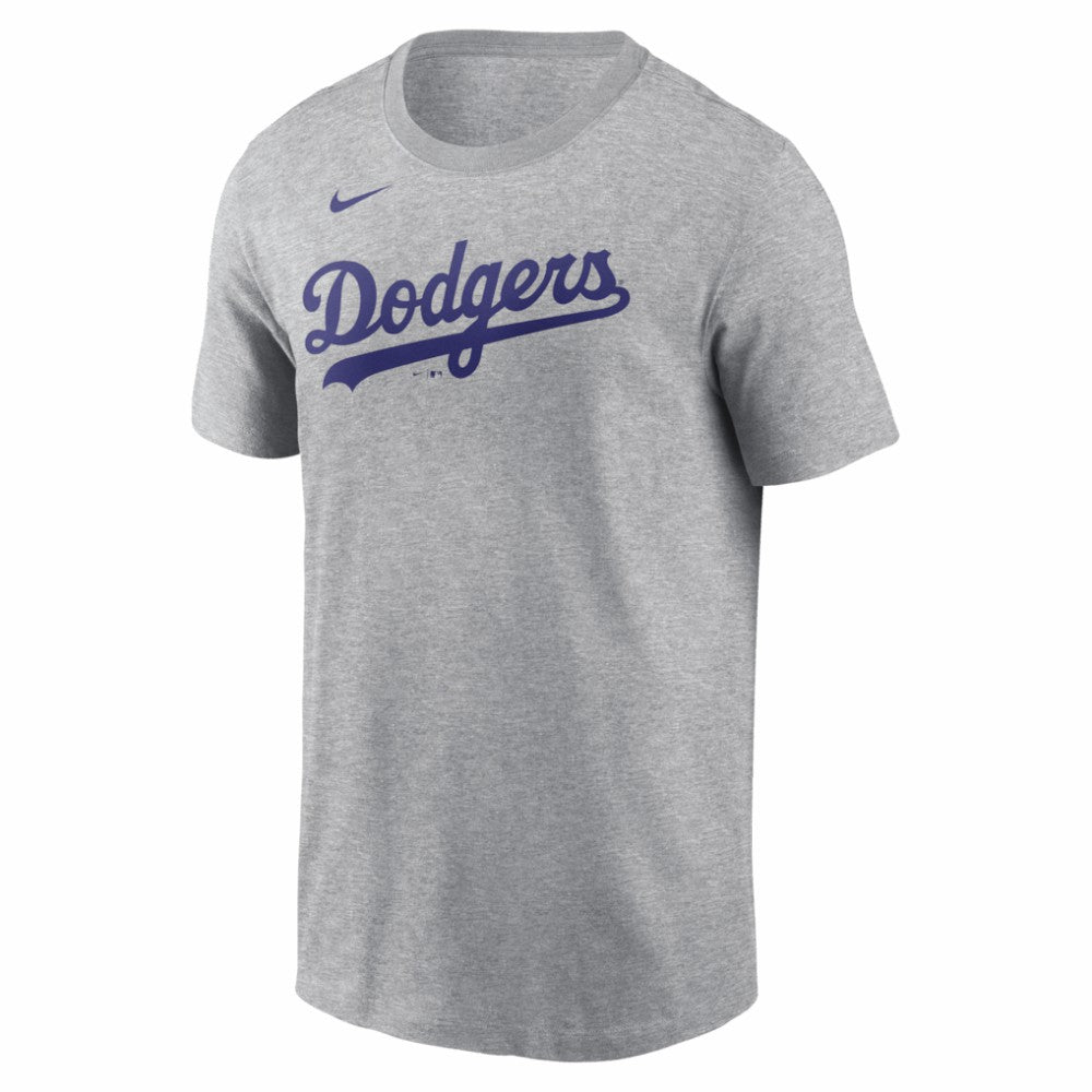 Mookie Betts Los Angeles Dodgers Name & Number T-Shirt Heather Gray