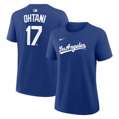 Shohei Ohtani Los Angeles Dodgers Women's Alternate Name & Number T-Shirt Royal