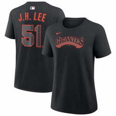 Jung Hoo Lee San Francisco Giants Women's Alternate Name & Number T-Shirt Black