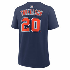 Spencer Torkelson Detroit Tigers Women's Alternate Name & Number T-Shirt Navy