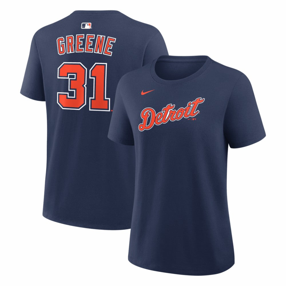 Riley Greene Detroit Tigers Women's Alternate Name & Number T-Shirt Navy