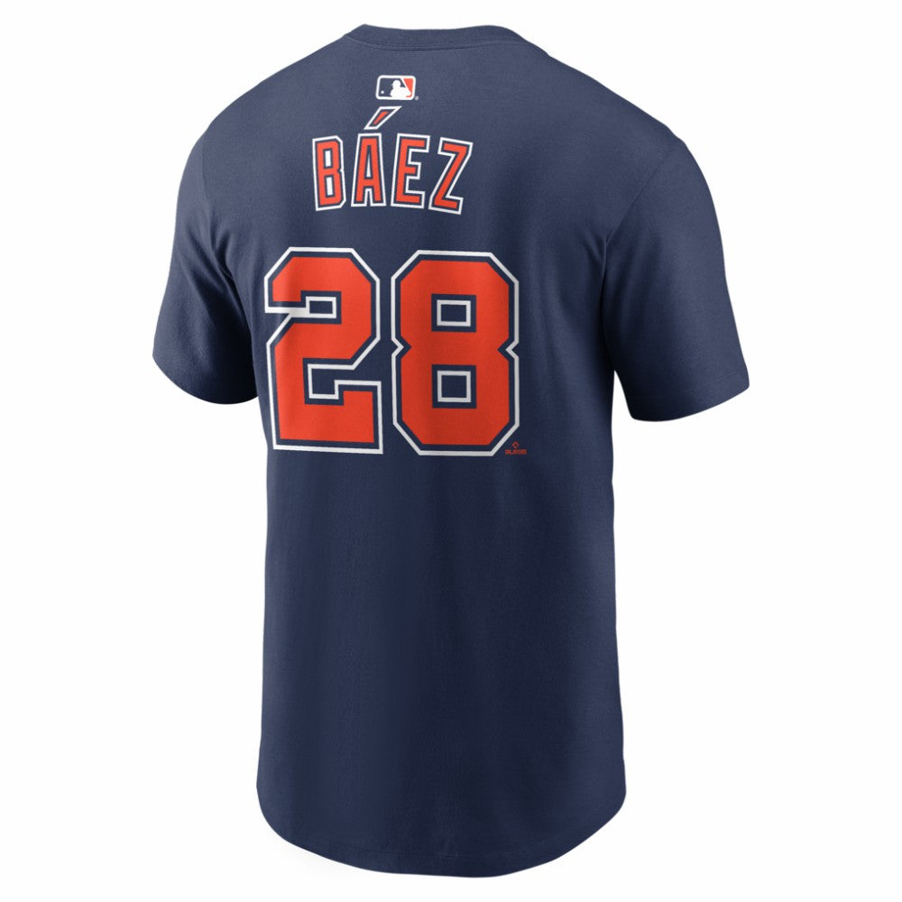 Javier Báez Detroit Tigers Alternate Name & Number T-Shirt Navy