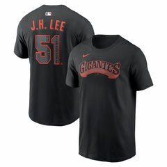 Jung Hoo Lee San Francisco Giants Alternate Name & Number T-Shirt Black