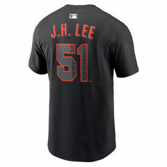 Jung Hoo Lee San Francisco Giants Alternate Name & Number T-Shirt Black