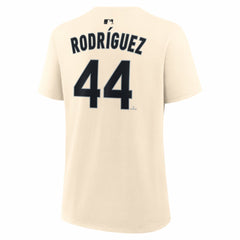 Julio Rodriguez Seattle Mariners Women's Name & Number T-Shirt Natural