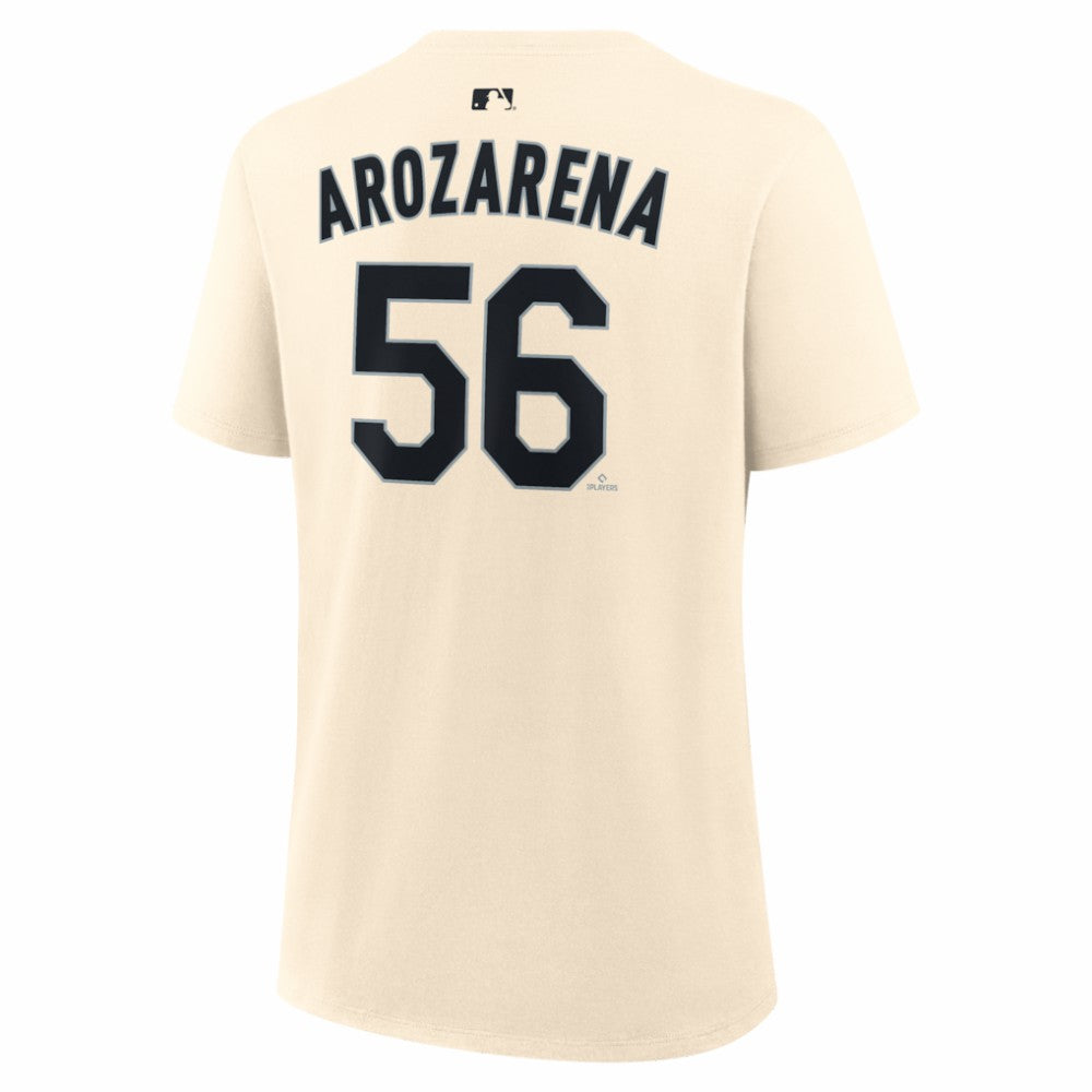 Randy Arozarena Seattle Mariners Women's Name & Number T-Shirt Natural