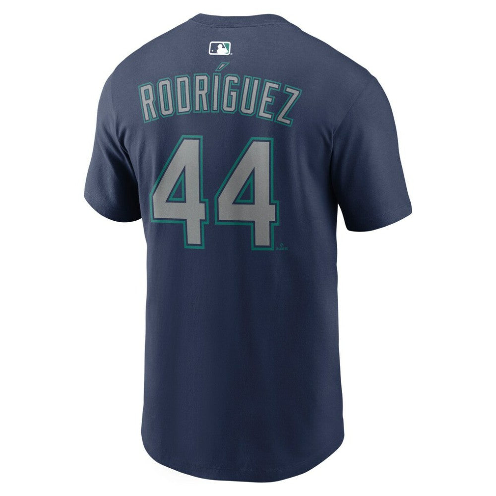 Julio Rodríguez Seattle Mariners 50th Season Name & Number T-Shirt Navy