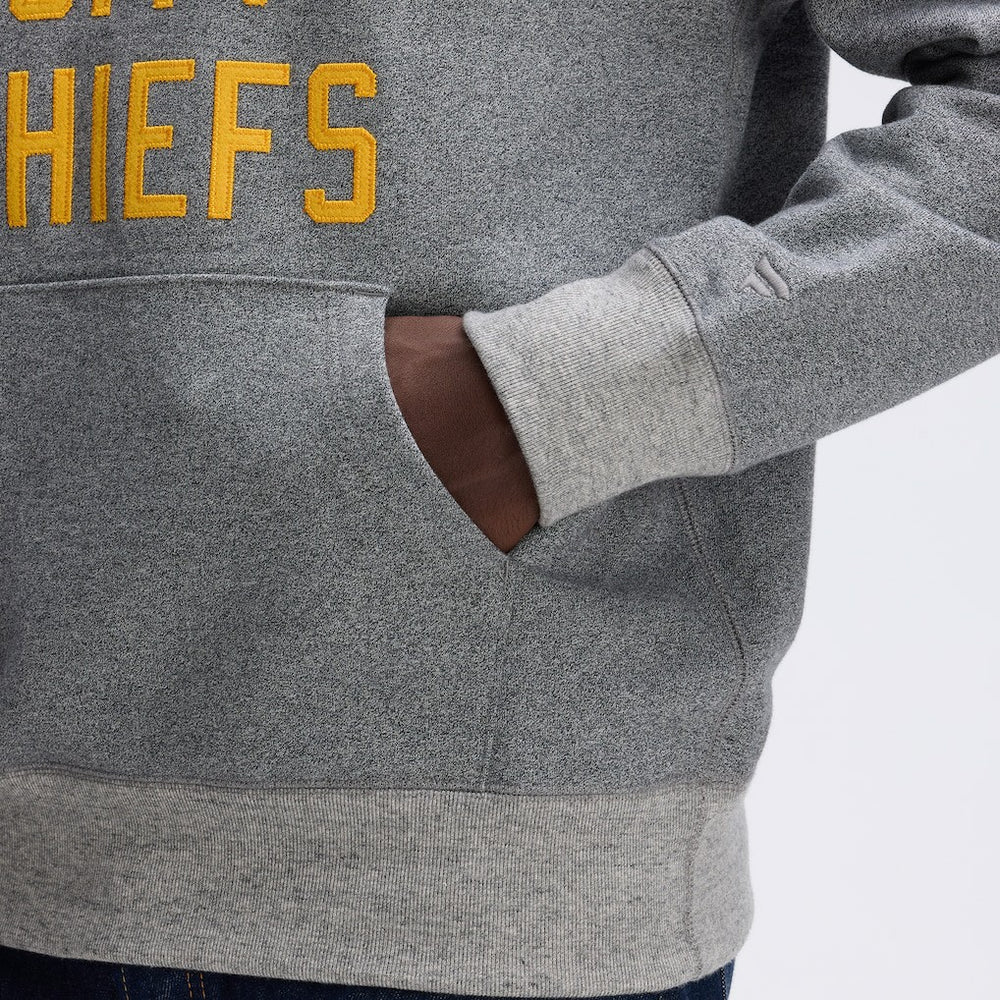 Kansas City Chiefs IconicFleece Pocket Sweatshirt - Athletic Heather Gray for sale