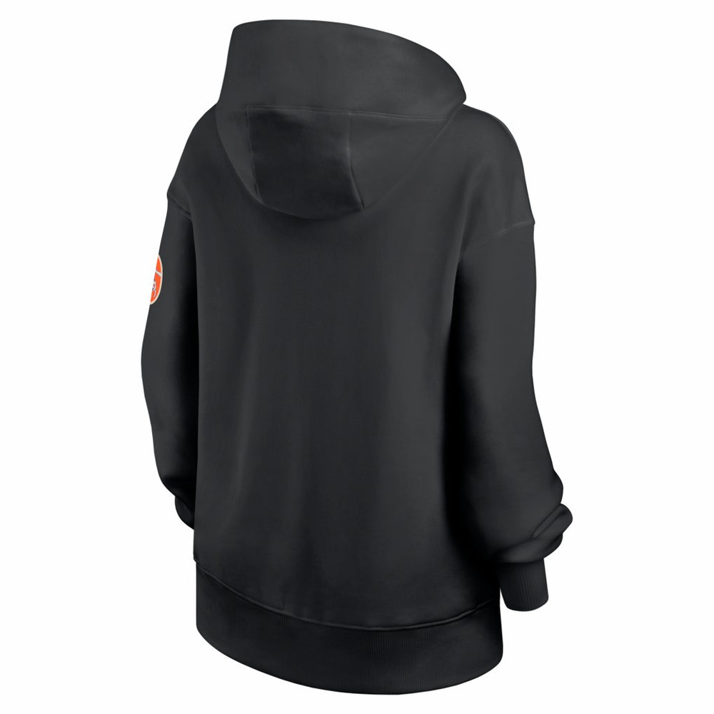 Denver Broncos Women's Oversized Legacy Phoenix Hoodie - Black discount