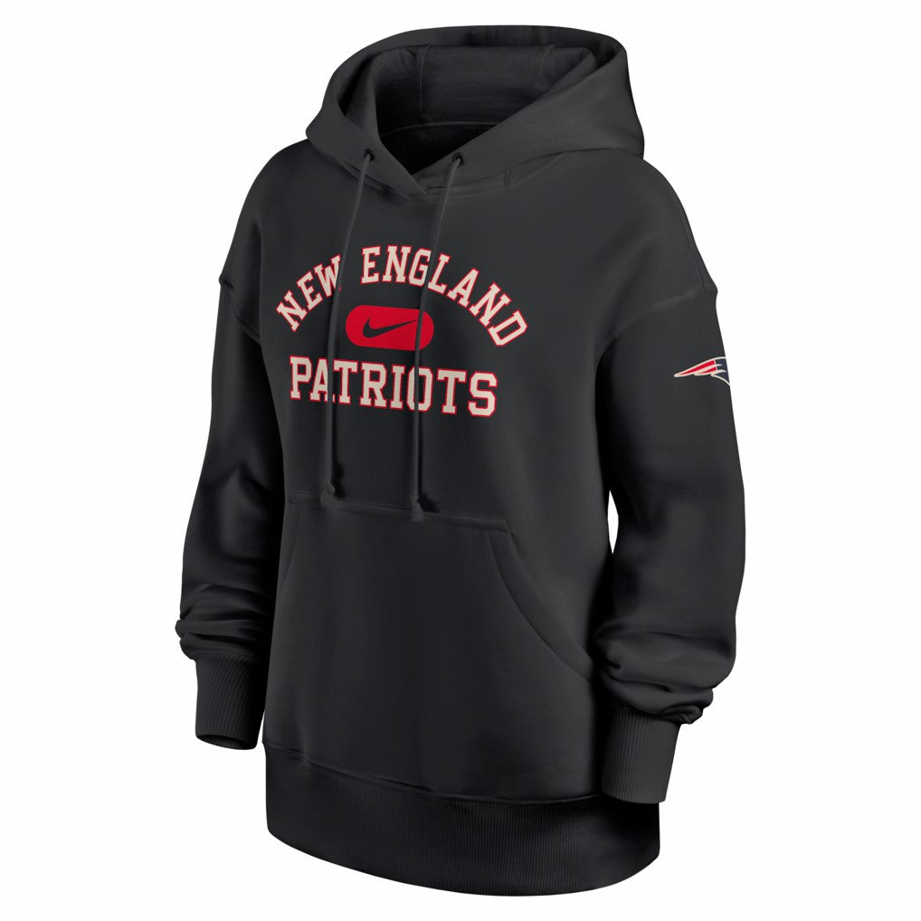 New England Patriots Women's Oversized Legacy Phoenix Hoodie - Black sale