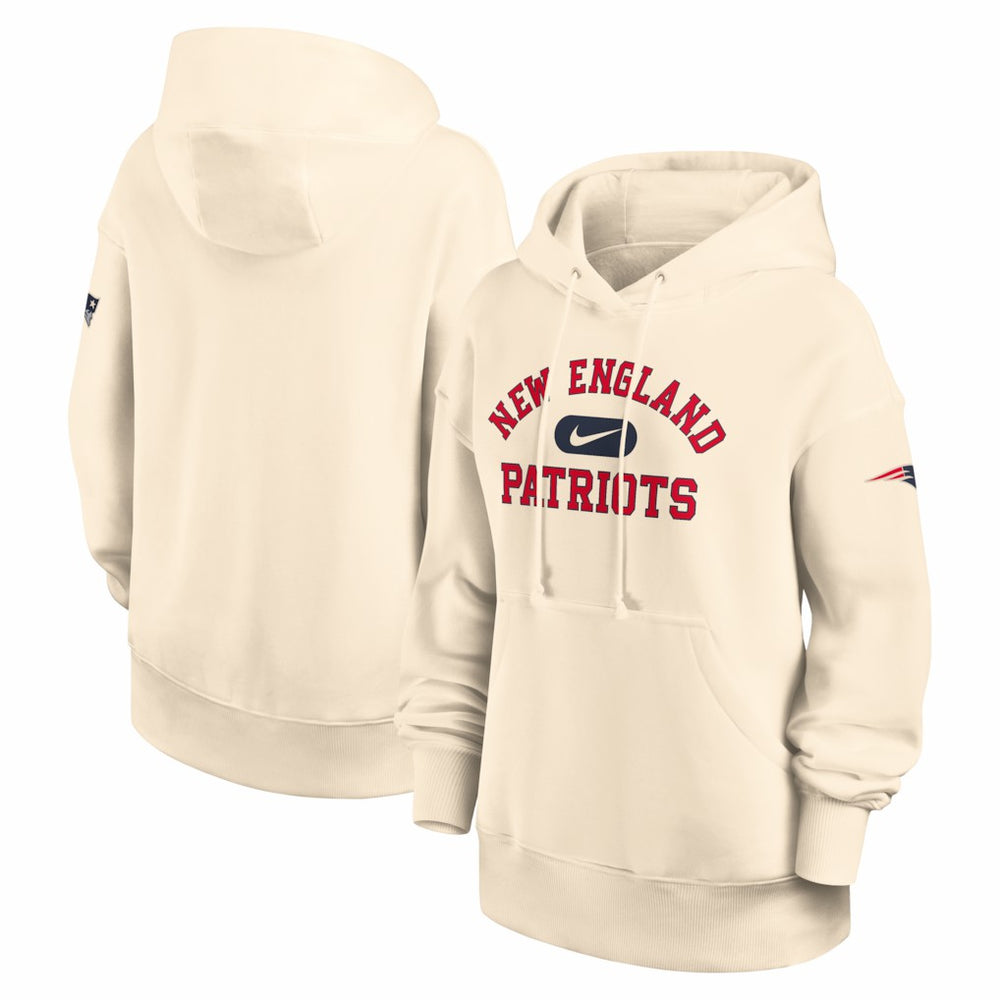 New England Patriots Women's Oversized Legacy Phoenix Hoodie - Natural discount