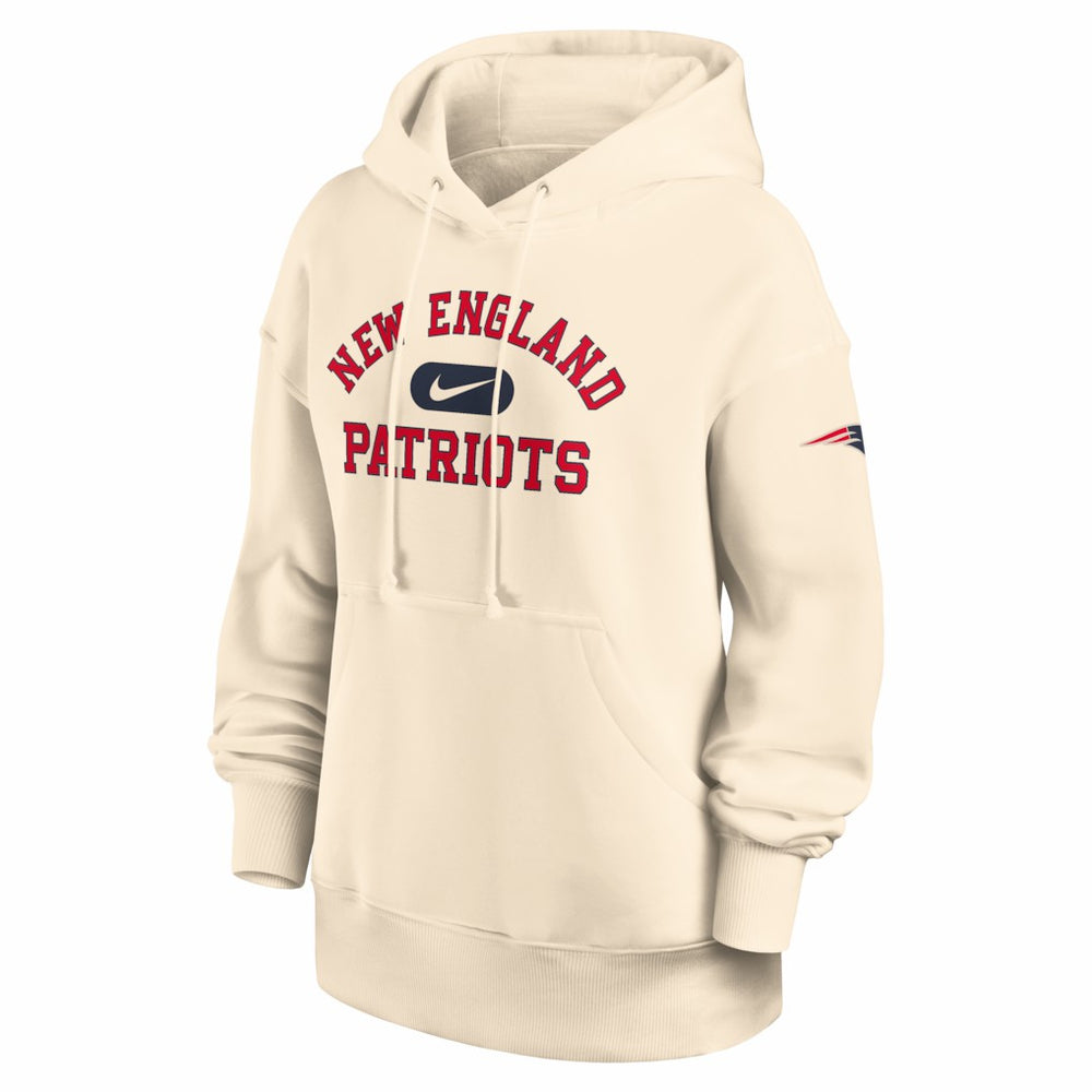 New England Patriots Women's Oversized Legacy Phoenix Hoodie - Natural discount