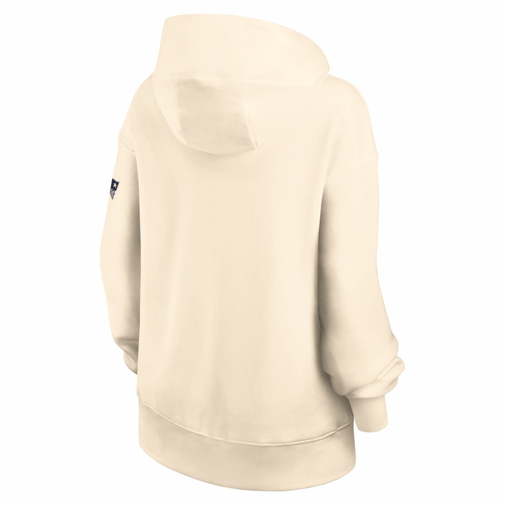 New England Patriots Women's Oversized Legacy Phoenix Hoodie - Natural discount