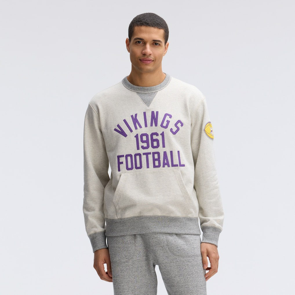 Minnesota Vikings IconicFleece Pocket Sweatshirt - Oatmeal outlet