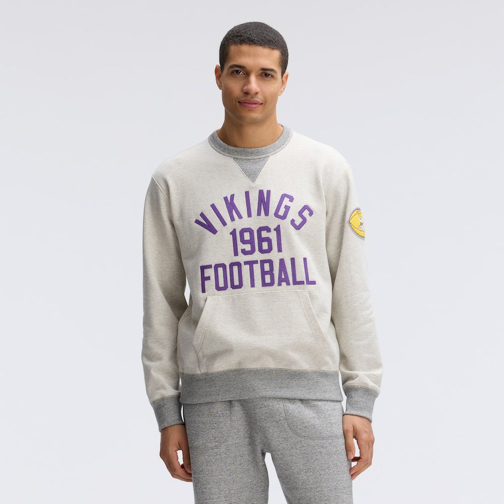 Minnesota Vikings IconicFleece Pocket Sweatshirt - Oatmeal outlet
